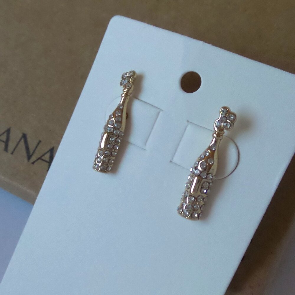 Champagne earrings